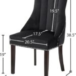 Oxford Velvet Upholstered Dining Chair