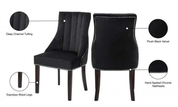 Oxford Velvet Upholstered Dining Chair