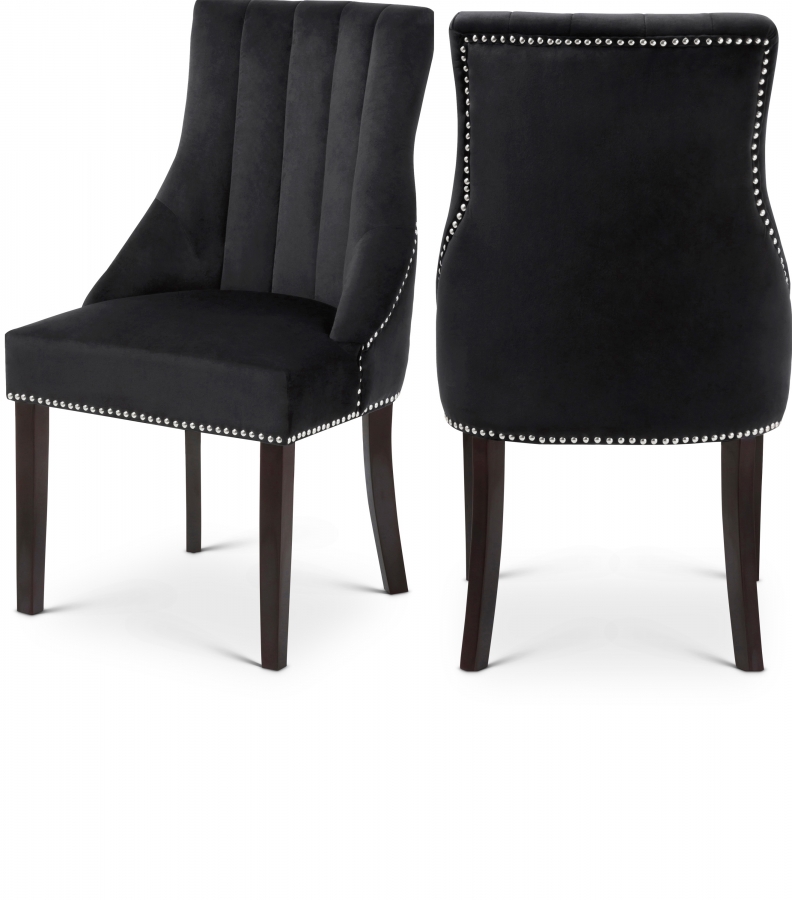 Oxford Velvet Upholstered Dining Chair