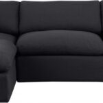Comfy 119" Linen Textured Fabric Upholstered 4pc. Modular Sectional
