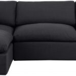 Comfy 119" Linen Textured Fabric Upholstered 4pc. Modular Sectional