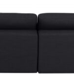 Comfy 158" Linen Textured Fabric Upholstered 5pc. Modular Sectional