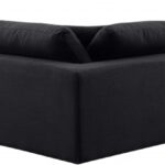 Comfy 119" Linen Textured Fabric Upholstered 5pc. Modular Sectional