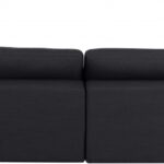 Comfy 158" Linen Textured Fabric Upholstered 5pc. Modular Sectional