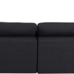 Comfy 158" Linen Textured Fabric Upholstered 6pc. Modular Sectional
