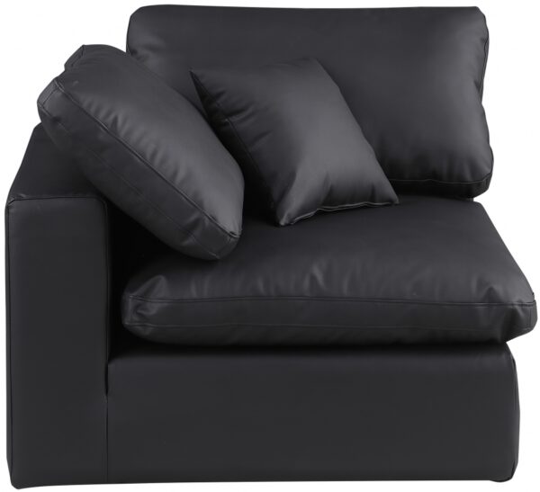 Comfy Vegan Leather Upholstered Corner Modular Chair