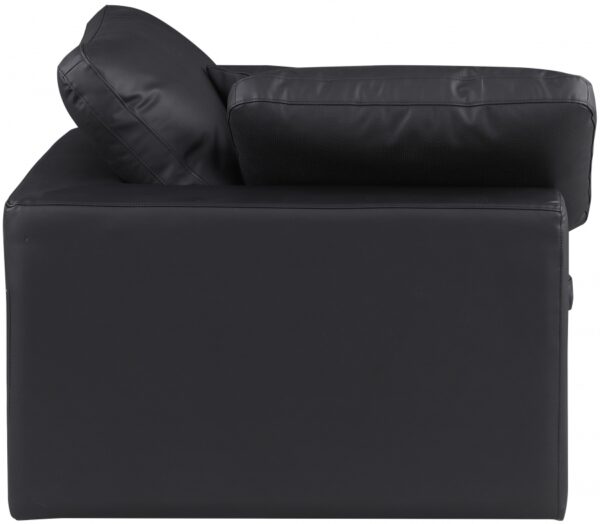 Comfy Vegan Leather Upholstered Corner Modular Chair