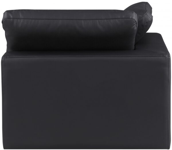 Comfy Vegan Leather Upholstered Corner Modular Chair
