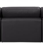 Comfy 119" Vegan Leather Upholstered 3pc. Modular Sofa