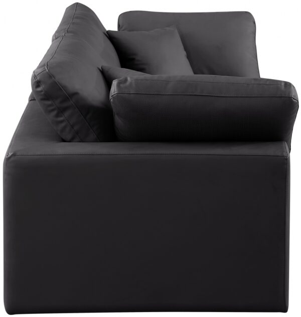 Comfy 80" Vegan Leather Upholstered 2pc. Modular Loveseat