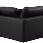 Comfy 119" Vegan Leather Upholstered 5pc. Modular Sectional