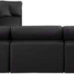 Comfy 119" Vegan Leather Upholstered 5pc. Modular Sectional