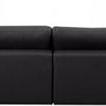 Comfy 158" Vegan Leather Upholstered 6pc. Modular Sectional