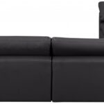 Comfy 158" Vegan Leather Upholstered 7pc. Modular Sectional
