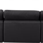 Comfy 197" Vegan Leather Upholstered 7pc. Modular Sectional