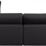 Comfy 158" Vegan Leather Upholstered 8pc. Modular Sectional