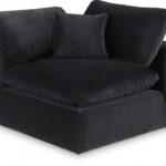 Comfy Velvet Upholstered Corner Modular Chair