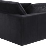 Comfy Velvet Upholstered Corner Modular Chair