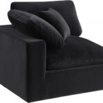 Comfy Velvet Upholstered Corner Modular Chair
