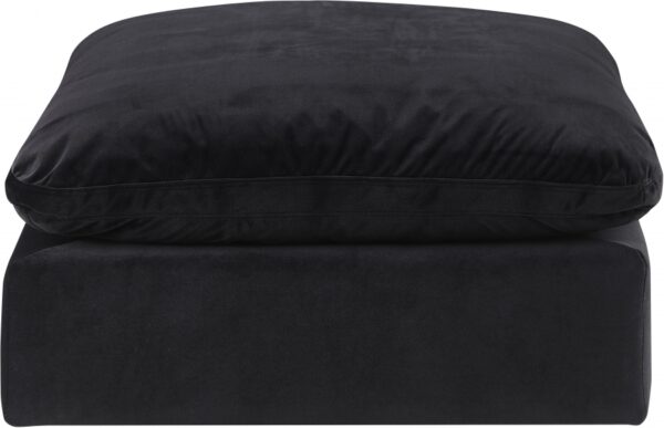 Comfy Velvet Upholstered Modular Ottoman