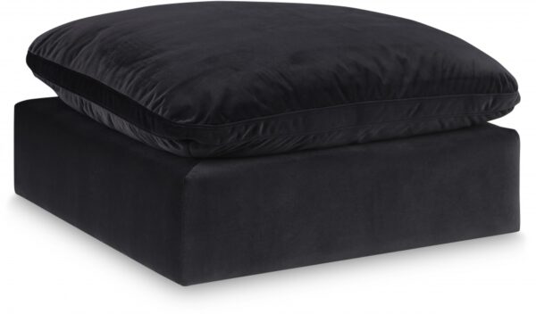 Comfy Velvet Upholstered Modular Ottoman