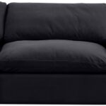 Comfy 119" Velvet Upholstered 3pc. Modular Sofa