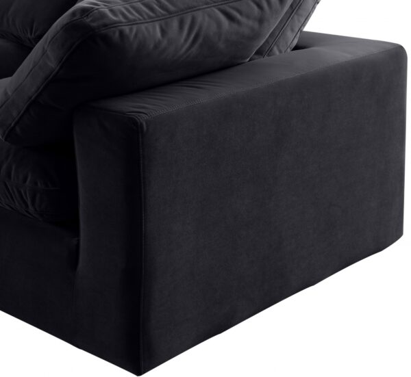 Comfy 119" Velvet Upholstered 3pc. Modular Sofa