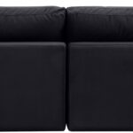 Comfy 80" Velvet Upholstered 2pc. Modular Loveseat