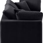 Comfy 80" Velvet Upholstered 2pc. Modular Loveseat
