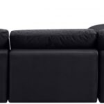 Comfy 119" Velvet Upholstered 4pc. Modular Sectional
