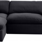 Comfy 119" Velvet Upholstered 4pc. Modular Sectional