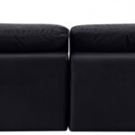 Comfy 158" Velvet Upholstered 5pc. Modular Sectional