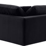 Comfy 118" Velvet Upholstered 5pc. Modular Sectional