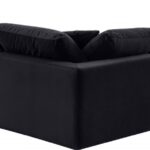 Comfy 119" Velvet Upholstered 5pc. Modular Sectional