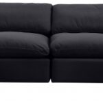 Comfy 158" Velvet Upholstered 6pc. Modular Sectional