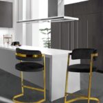 Stephanie Velvet Upholstered Counter Stool