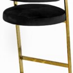 Stephanie Velvet Upholstered Counter Stool