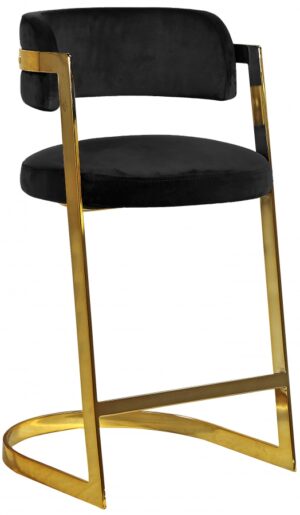 Stephanie Velvet Upholstered Counter Stool