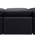 Comfy 119" Velvet Upholstered 6pc. Modular Sectional