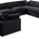 Comfy 158" Velvet Upholstered 8pc. Modular Sectional