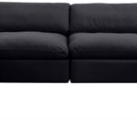Comfy 158" Velvet Upholstered 8pc. Modular Sectional