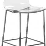 Lumen Chrome Counter Stool