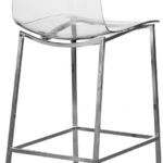 Lumen Chrome Counter Stool