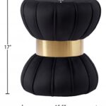 Vino Velvet Upholstered Stool