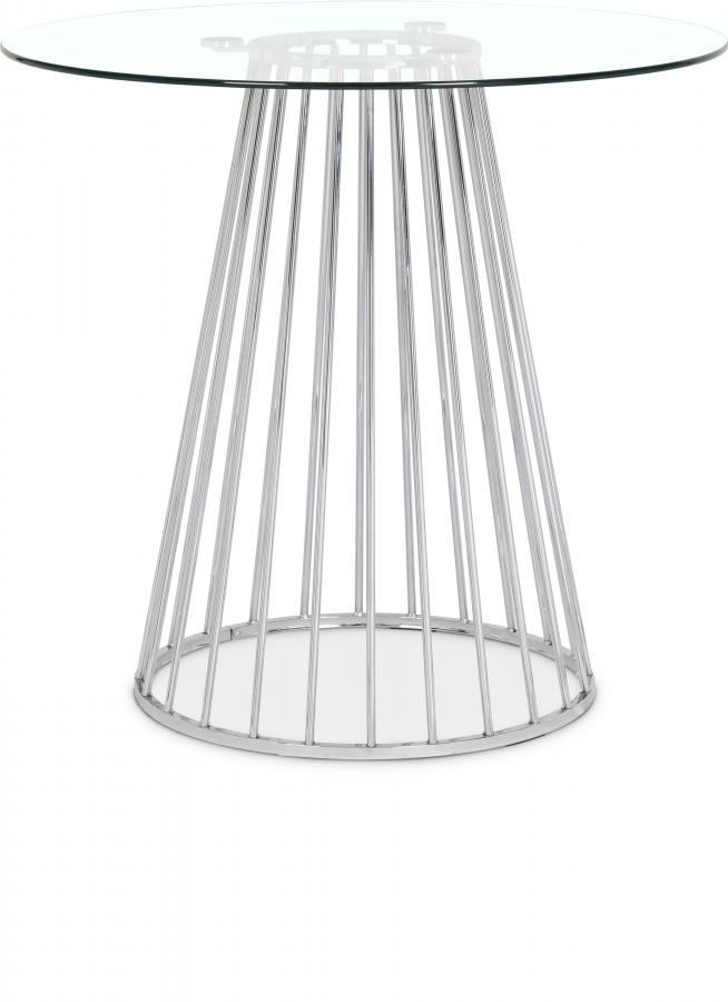 Gio Glass Top And Metal Base Counter Height Table