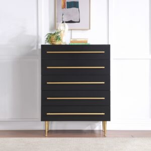Marisol Wood Veneer And Iron Chest