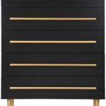 Marisol Wood Veneer And Iron Chest