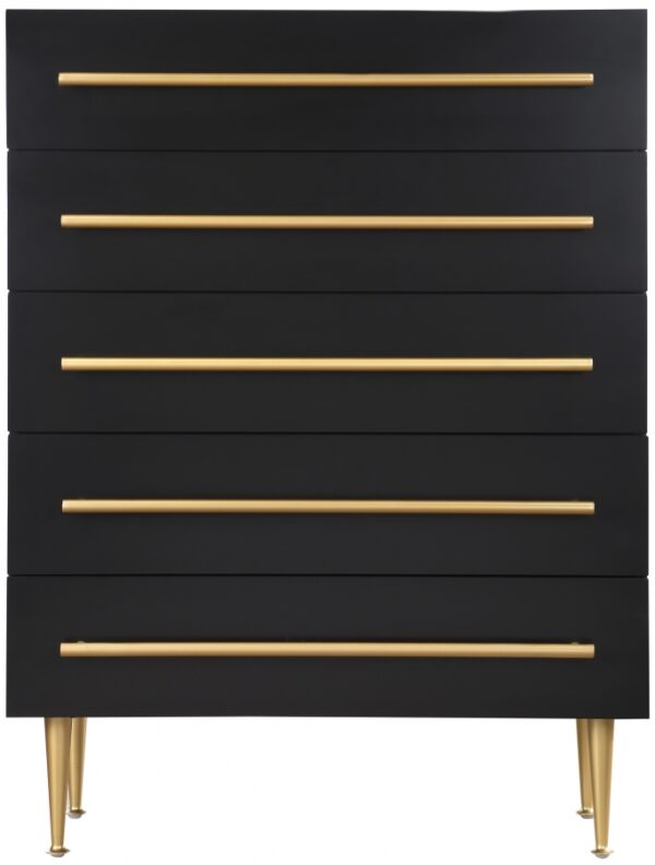 Marisol Wood Veneer And Iron Chest