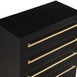 Marisol Wood Veneer And Iron Chest