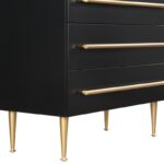 Marisol Wood Veneer And Iron Chest